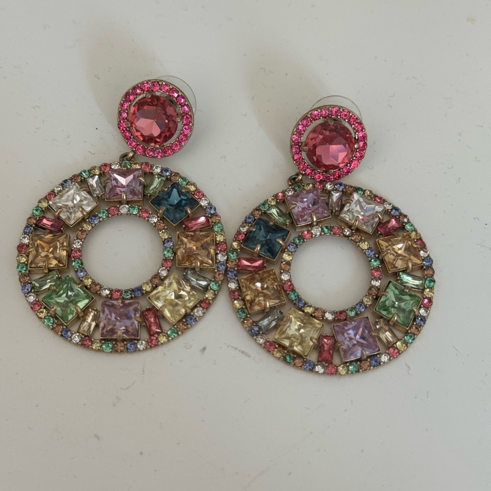 J. Crew Jewel Statement Earrings